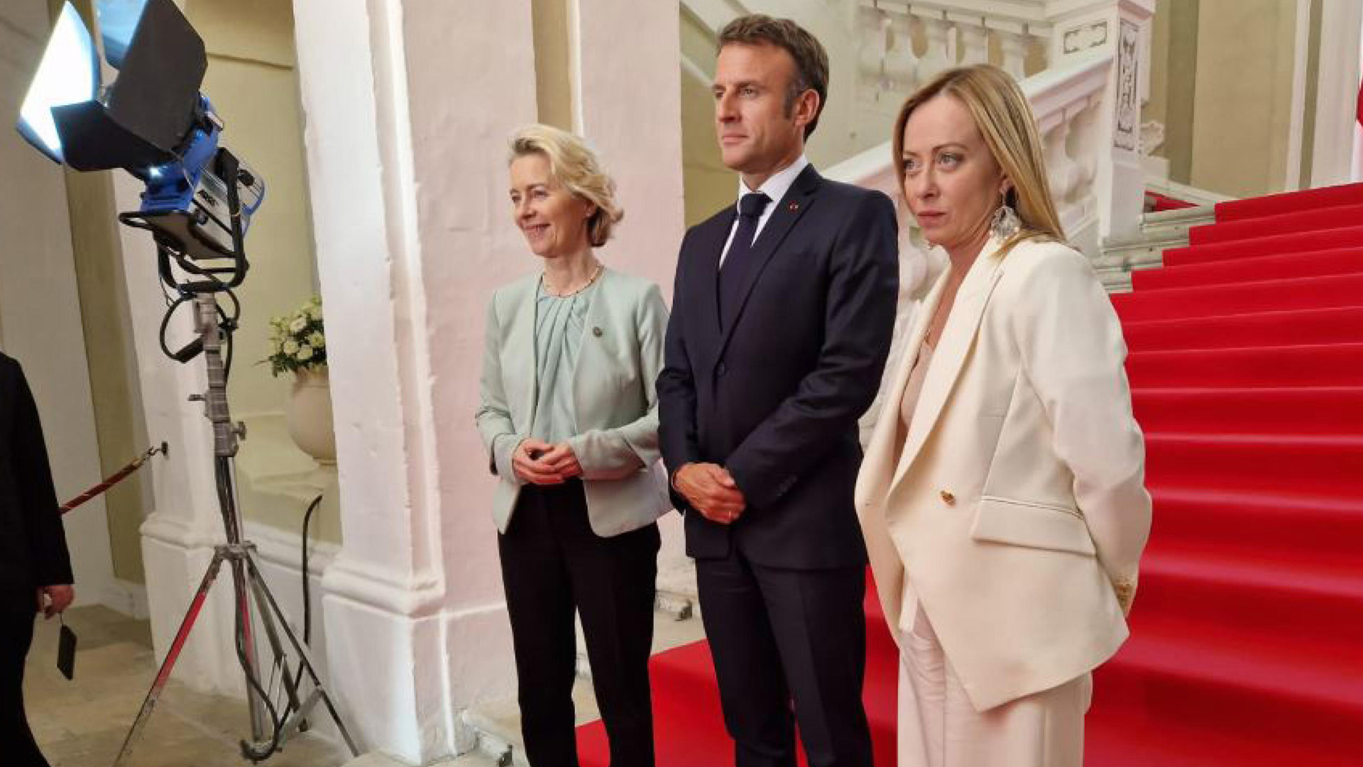 Meloni Macron Malta ANSA