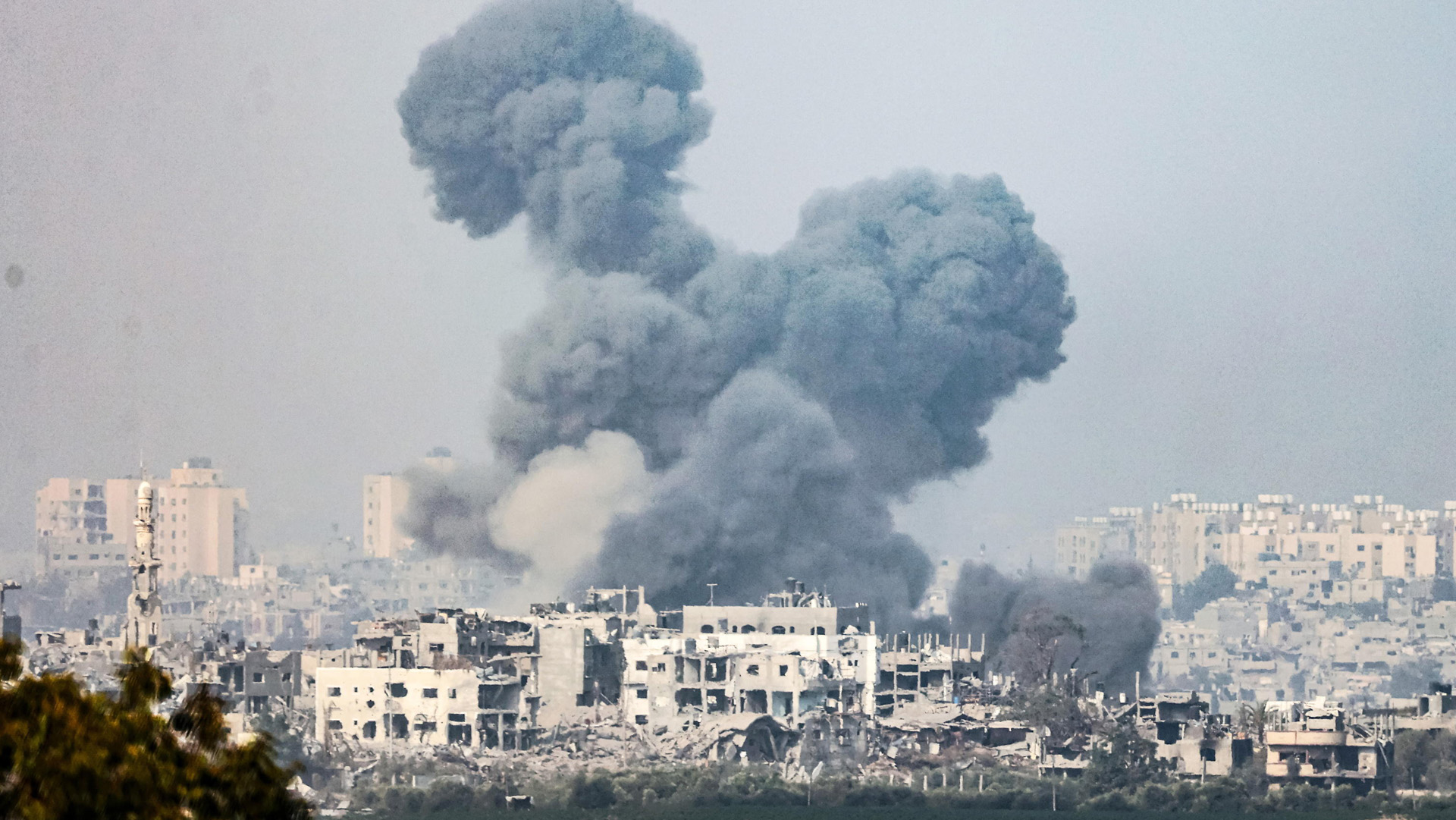 bombardamenti gaza ANSA