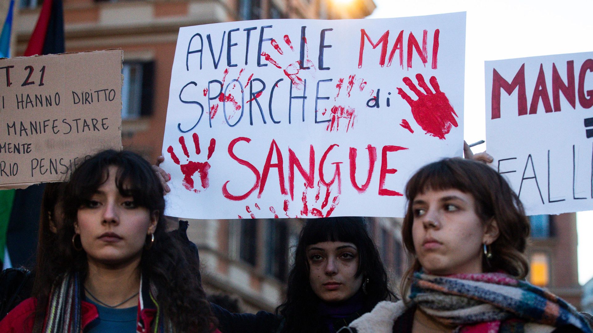 manifestazione studentesca a pisa