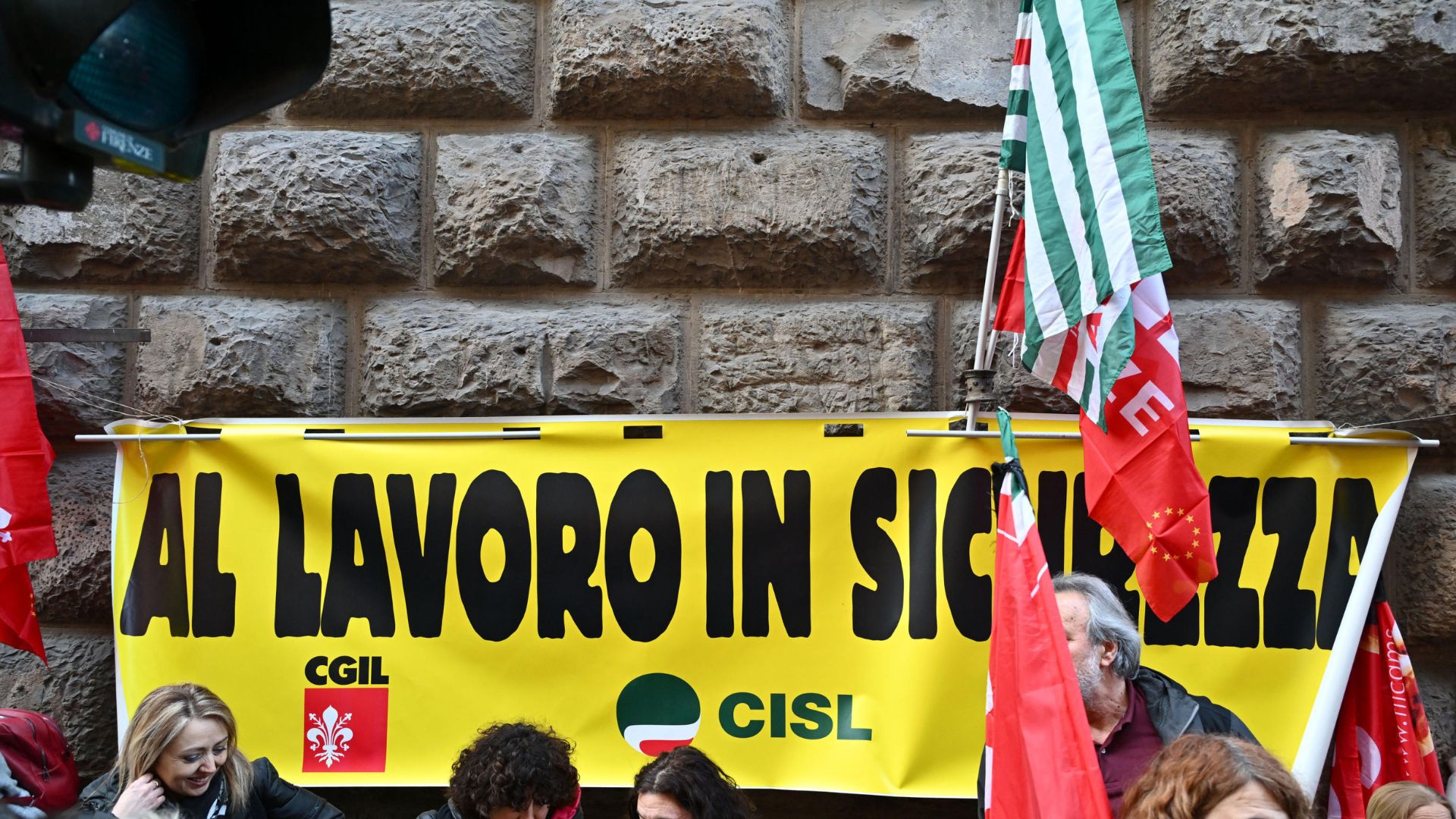 protesta morti sul lavoro