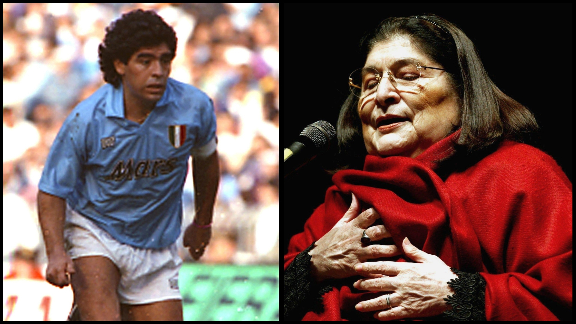 Mercedes Sosa vs Diego Armando Maradona