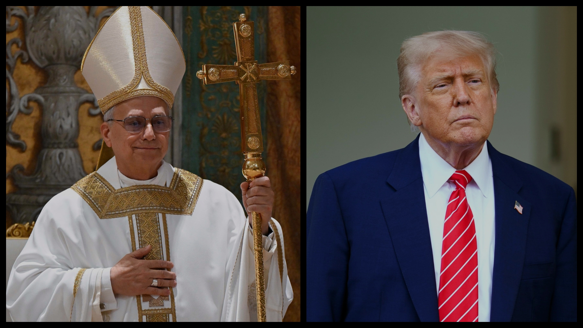 Leone XIV e Trump. USA. Cover