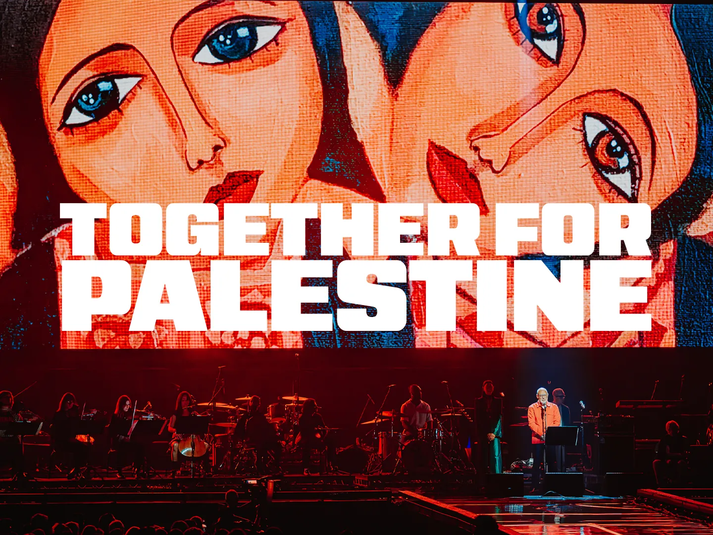 Together for Palestine, il concerto organizzato da Brian Eno a Londra contro il genocidio