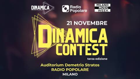 Il 21 novembre la terza edizione di Dinamica Contest a Radio Popolare