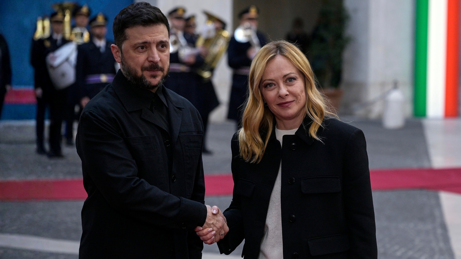 Zelensky a Roma: il sostegno di Meloni, le crepe nella maggioranza