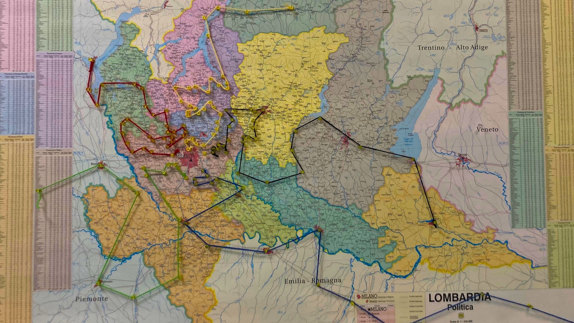 Mappa staffetta lombardia
