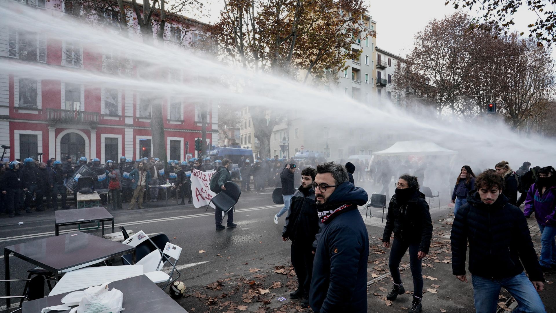 Sgombero Torino ANSA