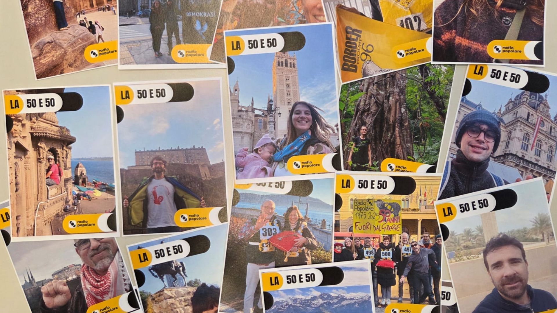 Staffetta 50 e 50, le foto della giornata epica insieme agli ascoltatori